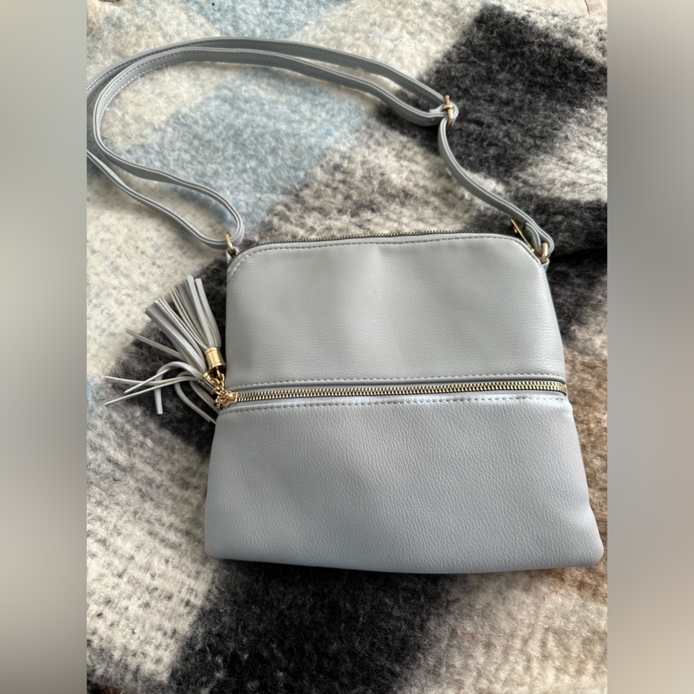 Powder blue crossbody
